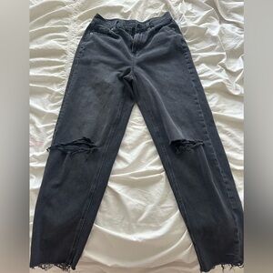 Black Ripped American Eagle jeans~Size 0